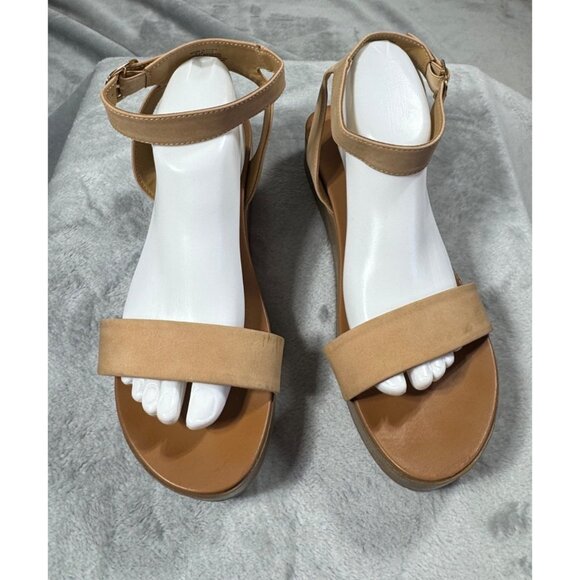 Coconuts by Matisse Sandals Women's Size 10M Tan Ankle Strap - Picture 12 of 16